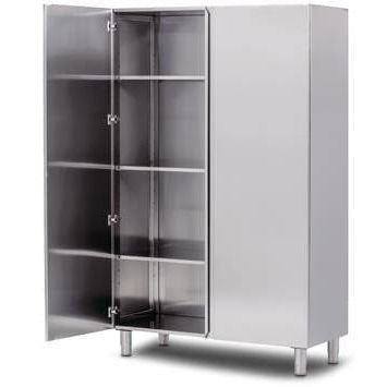现代风格衣柜 - AGMA ARREDO INOX PROFESSIONALE SRL A SOCIO UNICO - 不锈钢 / 平开门式 / 商用