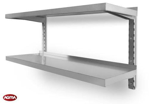 壁挂置物架 - AGMA ARREDO INOX PROFESSIONALE SRL A SOCIO UNICO - 现代风格 / 不锈钢 / 带收纳