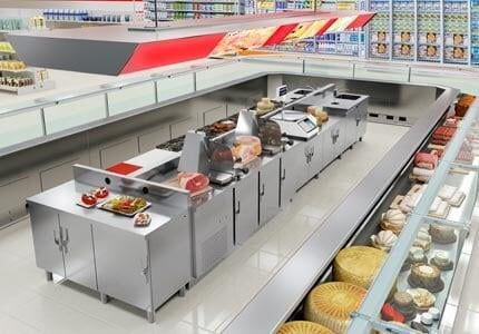 现代风格厨房 - H1 - AGMA ARREDO INOX PROFESSIONALE SRL A SOCIO UNICO - 不锈钢 / 岛台式 / 大型