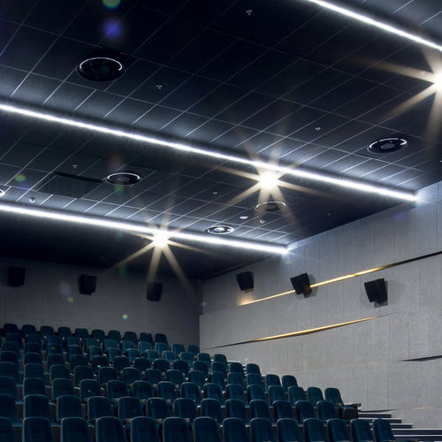 矿物纤维吊顶 - AMF THERMATEX Alpha Colour - Knauf Ceiling Solutions - 方砖 / 室内 / 声学