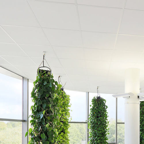 矿物纤维吊顶 - Armstrong PERLA OP 0.95 - Knauf Ceiling Solutions - 方砖 / 办公室 / 室内