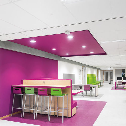矿物纤维吊顶 - AMF THERMATEX - Knauf Ceiling Solutions - 方砖 / 办公室 / 用于会议大厅