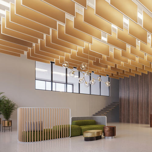 铝制声障板 - L/N - Knauf Ceiling Solutions - 矿棉 / 悬挂式 / 天花板