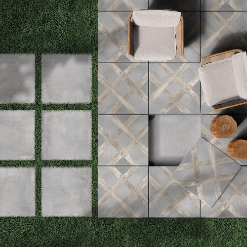 陶土瓷砖 - CONCRETE H20  - Frassinoro Ceramiche - 哑光 / 户外 / 用于入口