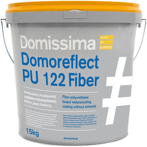 防护液体防水材料 - DOMOREFLECT PU 122 FIBER - Domissima S.A. - 金属屋架 / 斜屋面 / 聚氨酯
