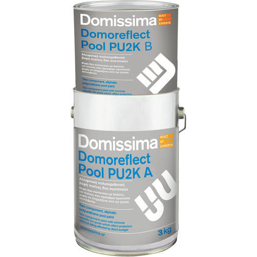 防护漆 - DOMOREFLECT POOL PU2K - Domissima S.A. - 泳池 / 室内 / 用于防水顶