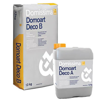 粘贴式砂浆 - DOMOART DECO - Domissima S.A. - 用于混凝土 / 用于石工 / 用于防水面层