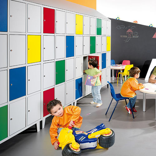 钢更衣室储物柜 - NEO MT - COMERCIAL DE INDUSTRIAS REUNIDAS, S.A. - 钥匙 / 学校用 / 仓储
