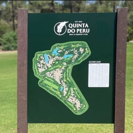 公共空间信息看板 - GOLF COURSE MAP - Floema - 用于高尔夫路线 / 户外 / 再生塑料