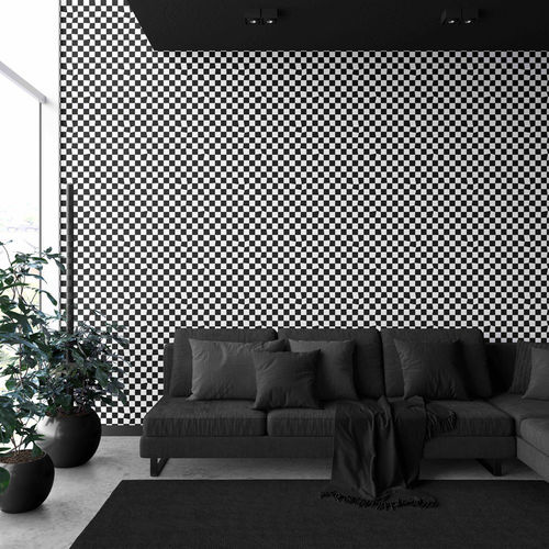 原创设计墙纸 - WARPED CHECKERBOARD - XAWD - 几何图案 / 格子 / 个性化颜色