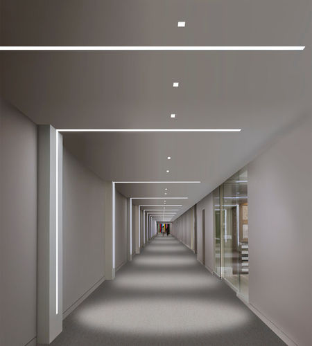 嵌入式照明设备 - LINER-L - LICALUX LIGHTING - LED式 / 长方形 / IP20