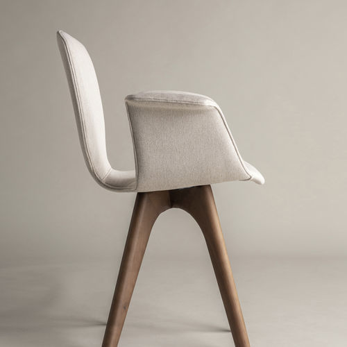 北欧风格椅子 - Tea  - Pommier Furniture - 室内 / 布料 / 实木桌脚