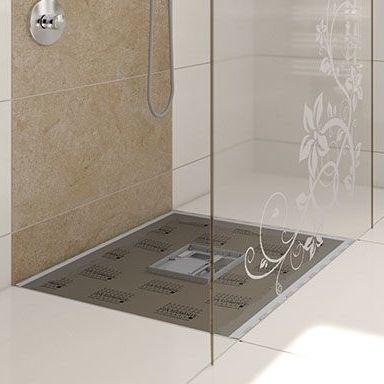 长方形淋浴底盆 - TUB-PUMP-S - LUX ELEMENTS - 嵌入式 / 平地式 / 泡沫