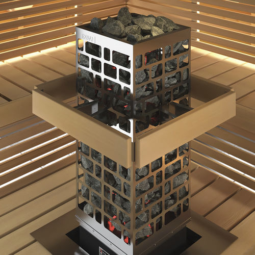 电动桑拿加热器 - CUBOS - Sawo - 0 - 5 kW / 5 kW...10 kW / 落地式