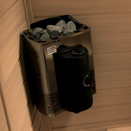 电动桑拿加热器 - MINI X - Sawo - 0 - 5 kW / 壁挂 / 金属