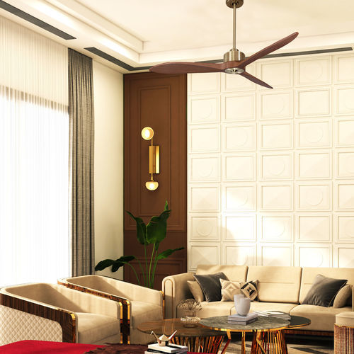 住宅天花板风扇 - DC5_P8DW132_RINGAB - KLASSFAN - 室内 / ABS / 棕色