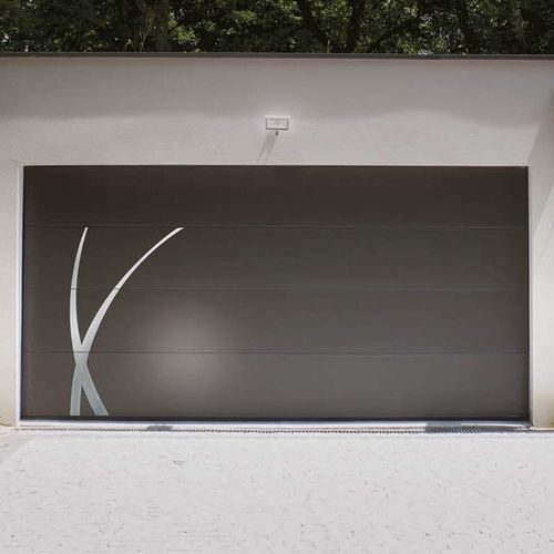 分段车库门 - VILLA - USINE-ONLINE - 钢 / 聚氨酯发泡 / 自动