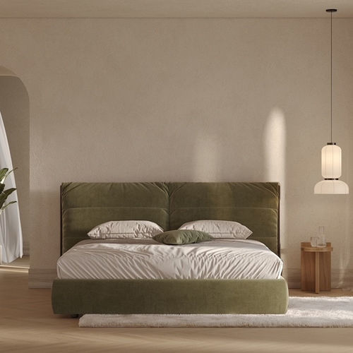 双人床 - SOFT - Fine Furniture - 现代风格 / 布艺 / 带床头板