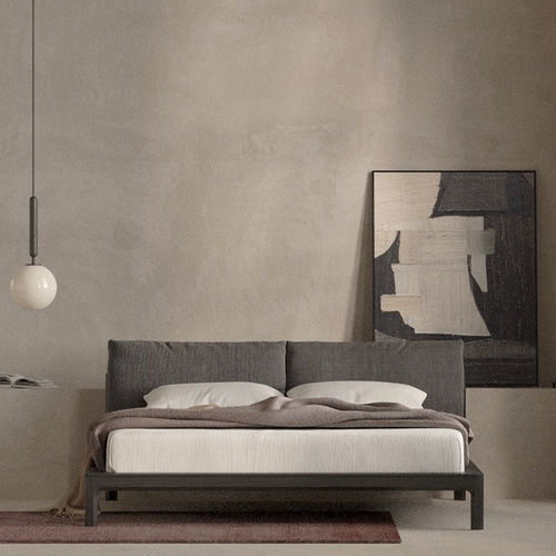 双人床 - PHASE - Fine Furniture - 现代风格 / 带床头板 / 栎木