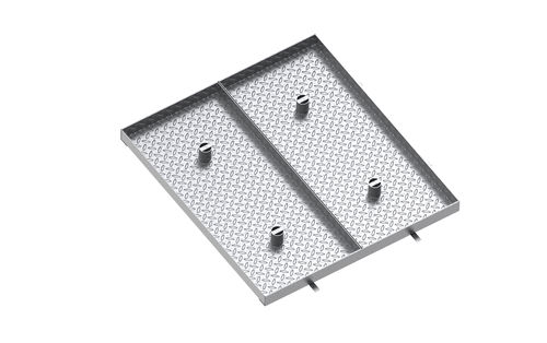 电镀钢窨井盖 - LOW VOLTAGE CABINET - IFEC - Industria de Ferragens do Centro - 长方形 / A15 / B125