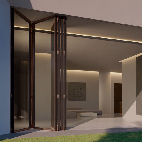 折叠推拉门系统 - Motion 6010 - MOTION FACADES - 铝制 / 露台 / 家用