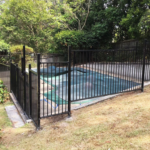 带栏杆围栏 - FDR101001 - Fence Depot - 用于游泳池 / 铝制 / 长方形
