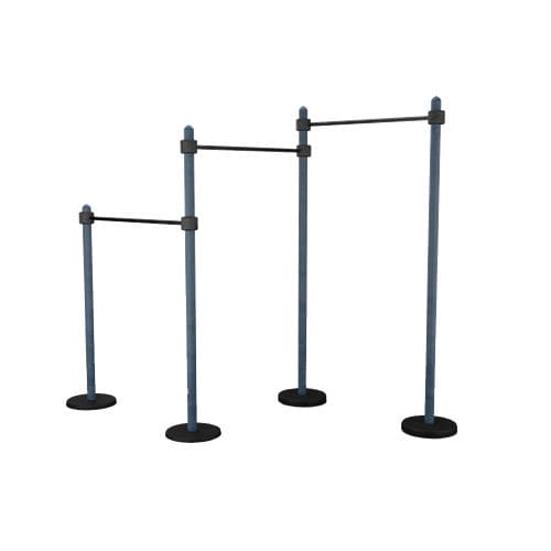 三联牵引杆 - MB 7.60/18 THREE LEVEL - Streetbarbell - 钢 / 户外 / 用于健身路径