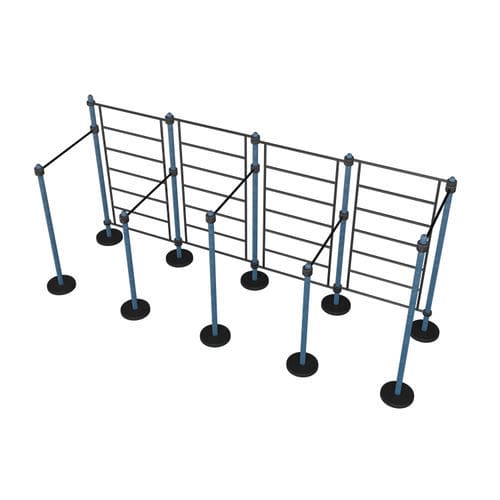 室外用健身杠 - MB 7.60/4 WALL - Streetbarbell - 用于健身路径 / 公共空间