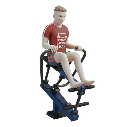 户外划艇机 - MB 7.10  - Streetbarbell - 用于健身路径 / 公共空间