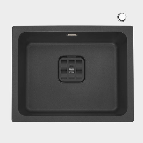单槽厨房水槽 - CEG-50  - Stala - 无排水板 / 带沥水架 / 复合材料