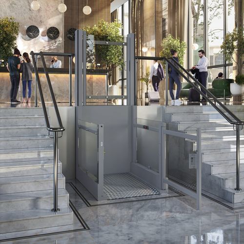 轮椅升降平台 - 3 metre travel - POLLOCK LIFT - 用于建筑物 / 专业 / 户外