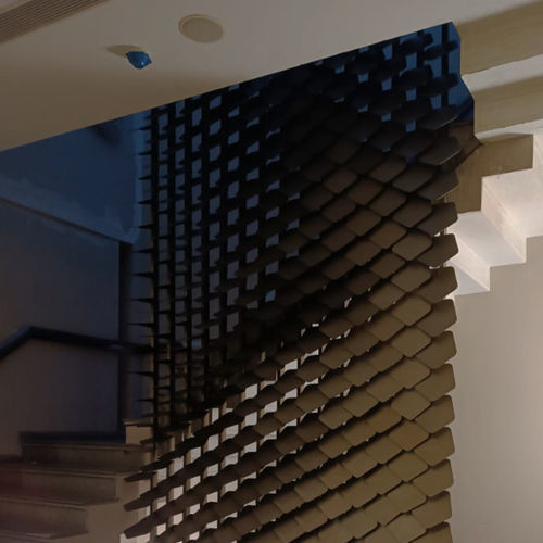 建筑物板 - PENTAGONAL-PETALS - Axes in Excess - 用于外墙 / 耐用 / 轻型