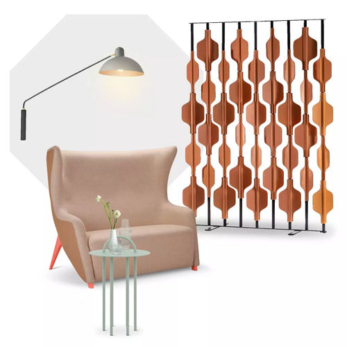 现代风格沙发 - WINGBACK - LILIPOPART - 布料 / 带扶手 / 定制