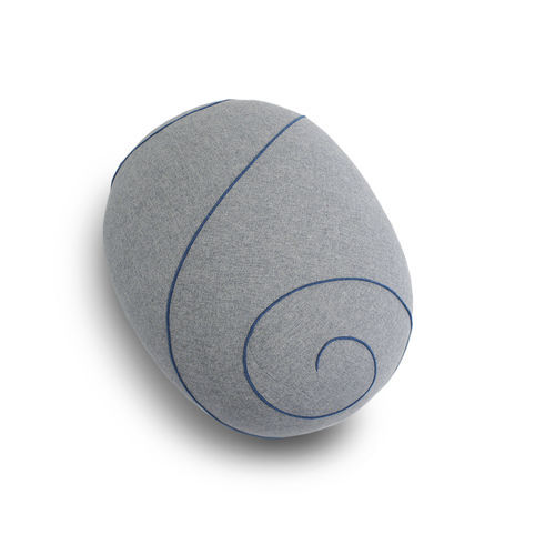 现代风格坐墩 - SPIRAL - Katsu Stones - 羊毛 / 椭圆 / 手工
