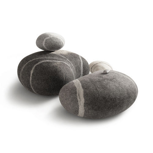 现代风格坐墩 - SCANDINAVIAN SET - Katsu Stones - 羊毛 / 其他形状 / 手工
