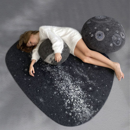 现代风格地毯 - MILKY WAY - Katsu Stones - 图案 / 羊毛 / 手工