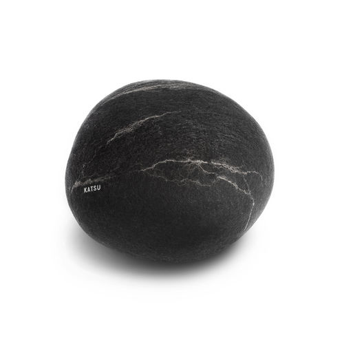 现代风格坐墩 - LAVA - Katsu Stones - 羊毛 / 圆形 / 手工
