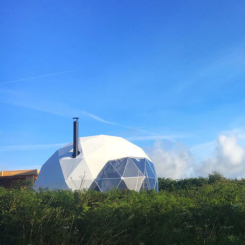 圆形球形帐篷 - GEODESIC G-9 - Free Home - PVC / 电镀钢 / 透明