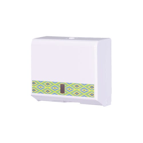 壁挂擦手纸分配器 - FD-128 - Fanda Hygiene Co., Ltd - 塑料 / 褶皱叶片 / 商用
