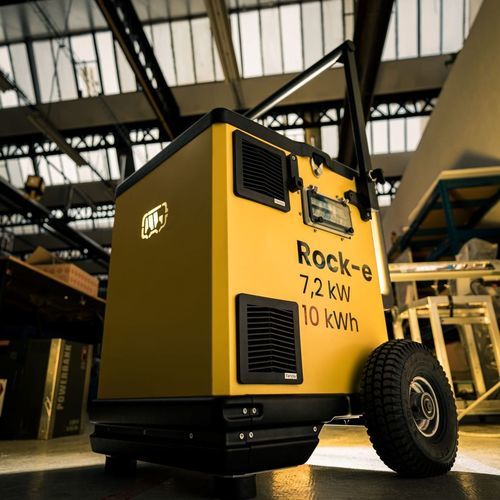 电池动力发电机组 - ROCK-E - PESS ENERGY - 单相 / 移动式 / 建筑工地