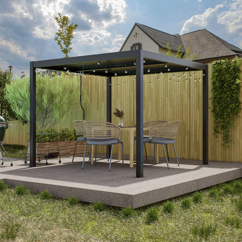 独立凉棚架 - 710 - Lavia Outdoor Living Space - 临墙 / 挤压铝材 / 活动板条