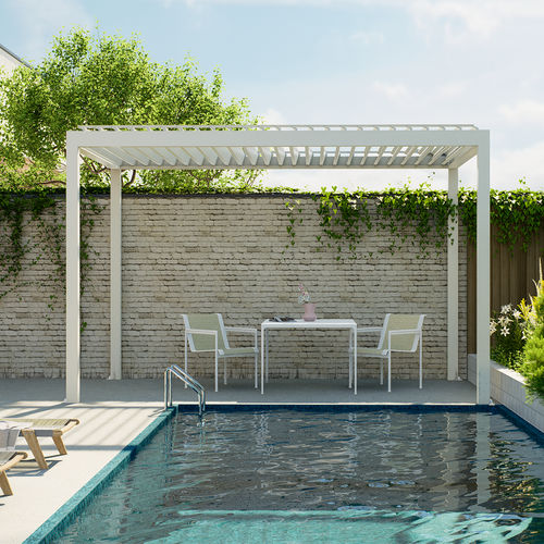 独立凉棚架 - LAGOM - Lavia Outdoor Living Space - 临墙 / 挤压铝材 / 活动板条