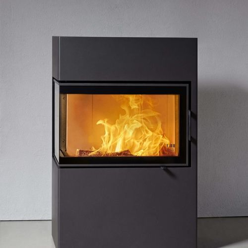 木材采暖炉 - Dexter 2.0  - AUSTROFLAMM - 6 kW / 独立式 / 转角式