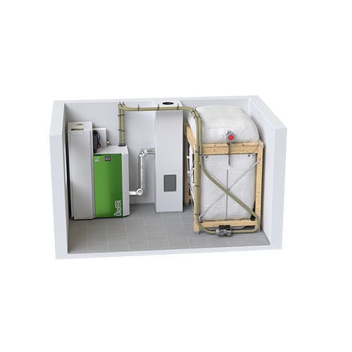 电动蓄热器 - Smartlink All-in-One - oekofen - 现代风格 / 金属 / 白色