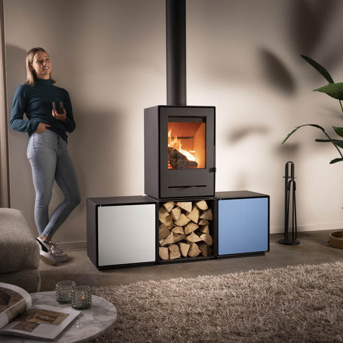木材采暖炉 - Woody Grid - Trimline Fires - 5 kW...10 kW / 0 - 5 kW / 多燃料