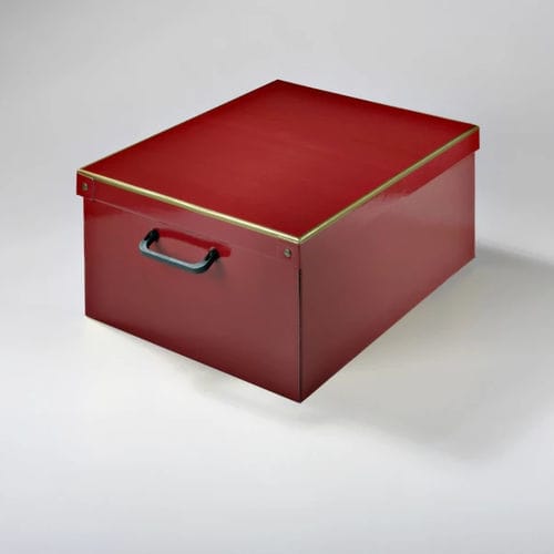硬纸板收纳瓶 - Baulotto Bordeaux - Lavatelli S.r.l. - 带盖 / 用于衣柜