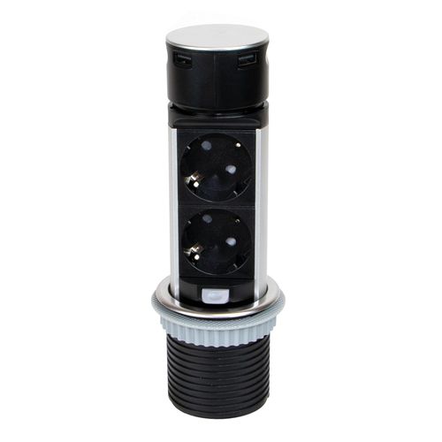 电源插座 - 5048165 - Emuca SA - USB / 多头 / 用于办公室