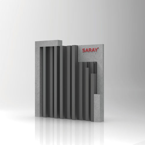 特种立面 - VERTICAL - SARAY ALUMINYUM - 铝制 / 立式 / 上漆
