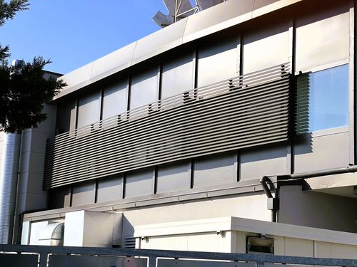 铝建筑遮阳板 - METALSCREEN GEEE SRL - 用于外墙 / 卧式