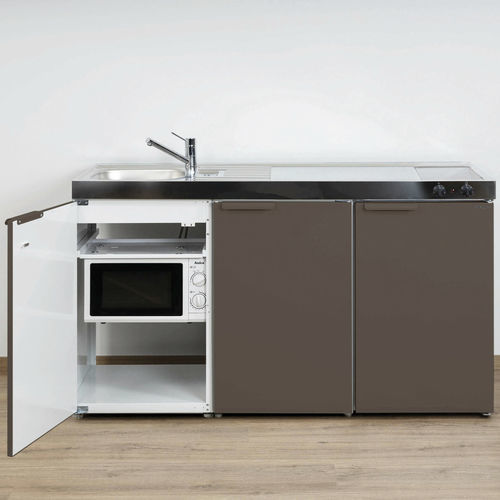 小型小型厨房 - MKM 150 - Stengel Steel Concept GmbH - 金属 / 带有灶台 / 玻璃陶瓷